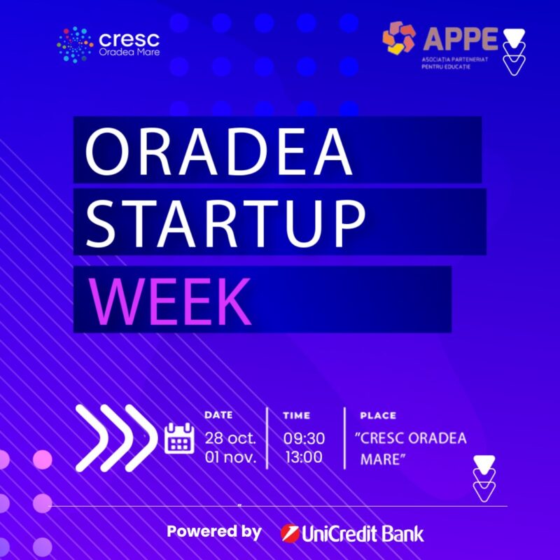 Se apropie Oradea Start-Up Week 2024